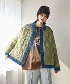 ニコアンド デニムキルトドッキングジャケット