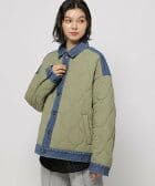 ニコアンド デニムキルトドッキングジャケット