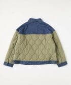 ニコアンド デニムキルトドッキングジャケット