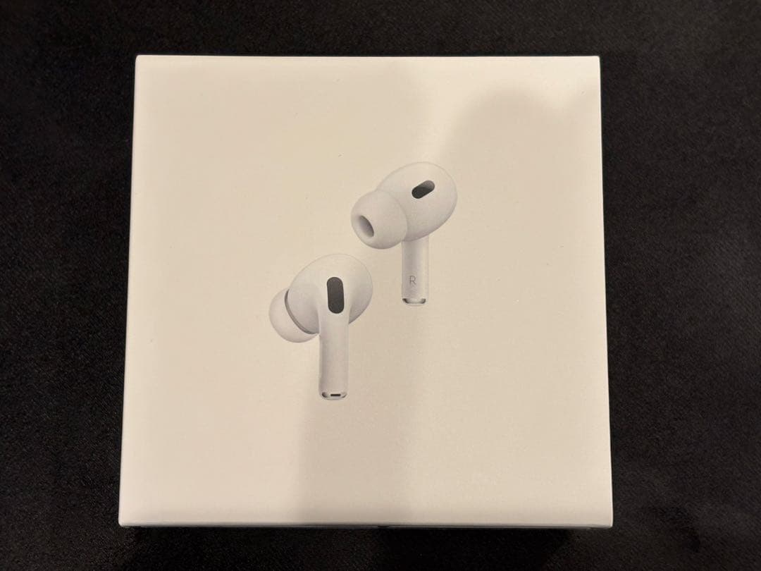【値下げ】AirPods pro2 本体 ホワイト 付属品付き