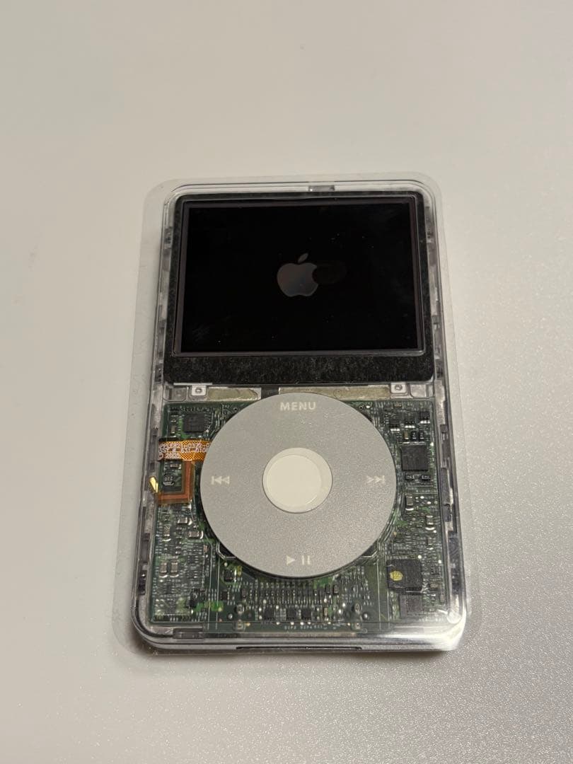 綺麗なiPod classic 第5世代30GBから256GBにSD化スケルトン