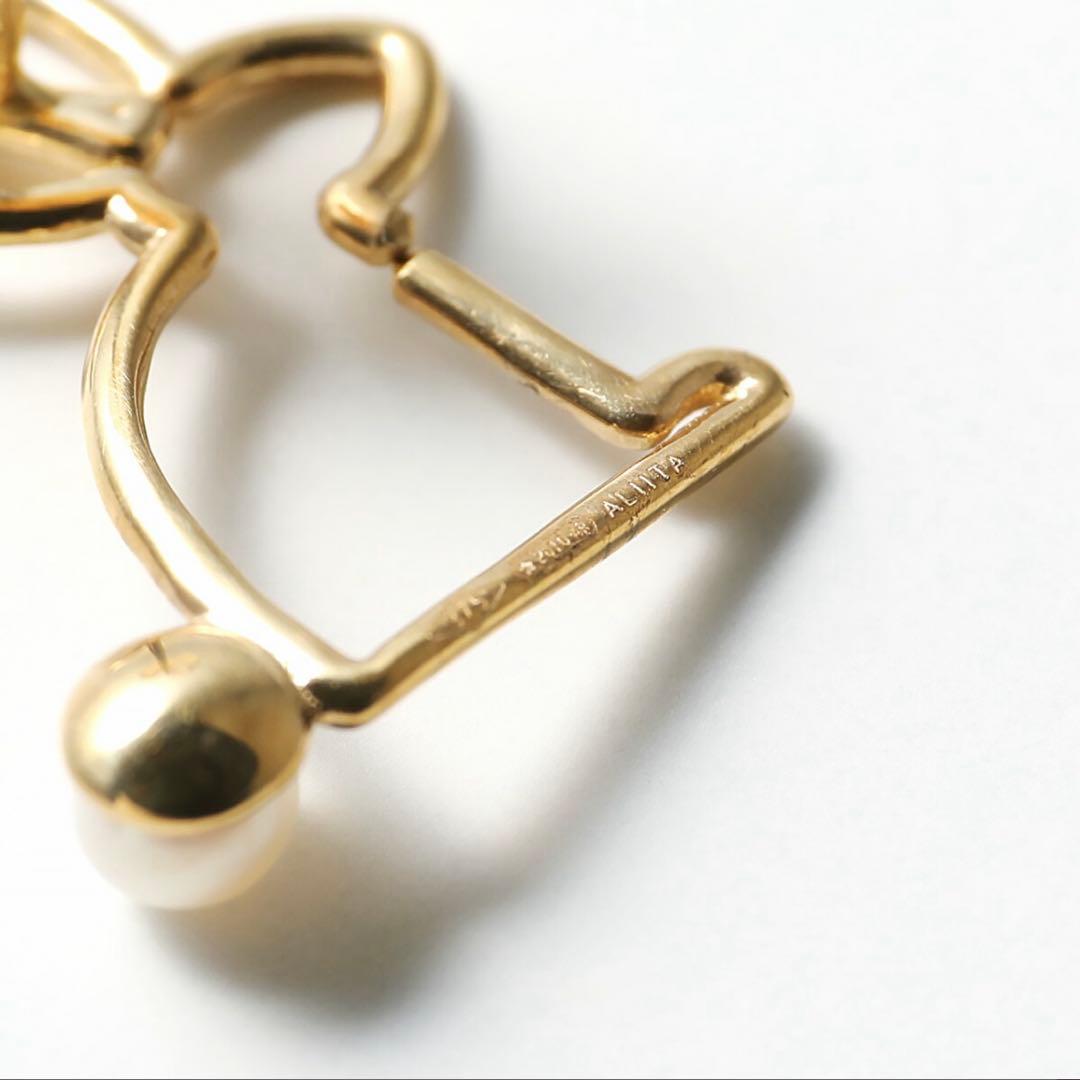 定価55.000円！ALIITA（アリータ）＊うさぎ＊パール＊ピアス