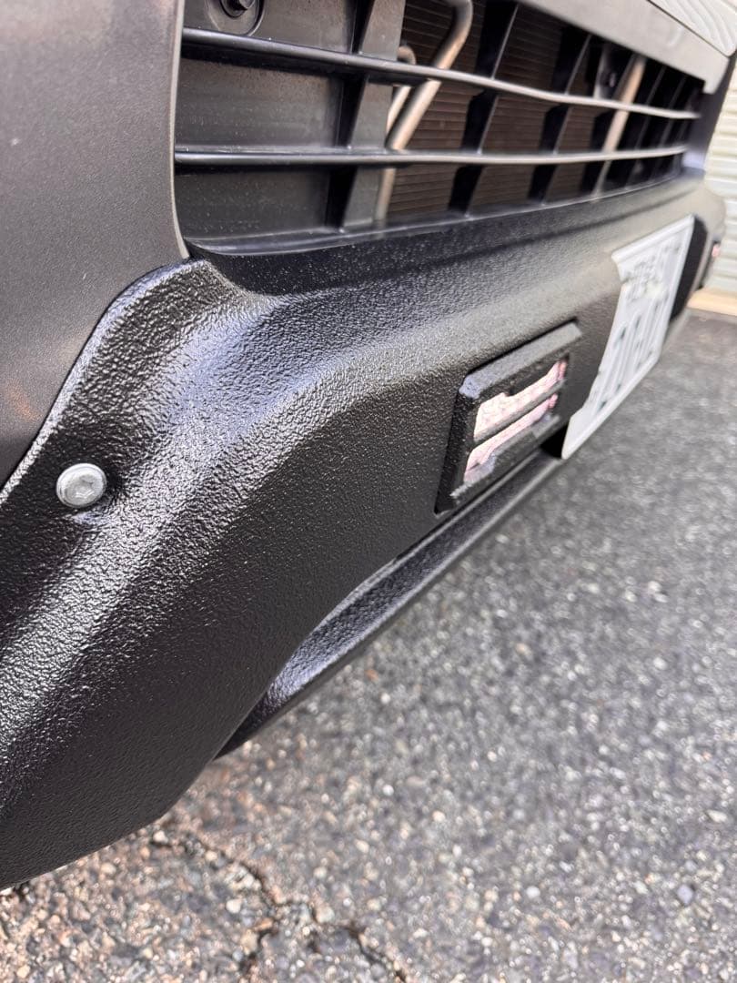 ハイエース　バンパーガード　ラプター塗装品 オフロード　TRD風