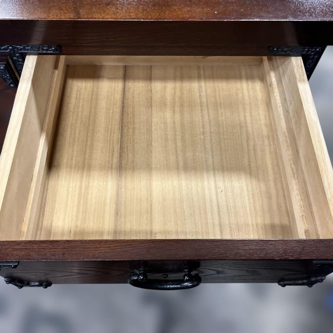 【鍵付】◇和箪笥◆しっかり造り◇３段目割れ有