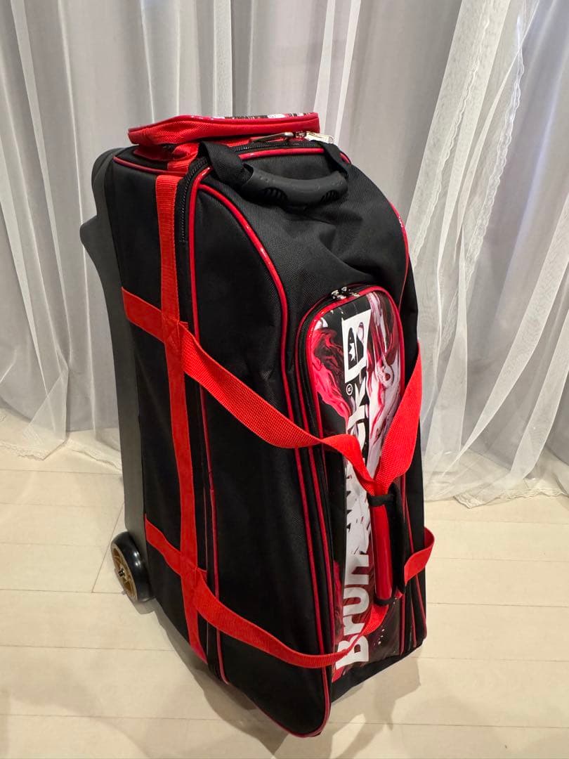 【新品】Brunswick BB260トリプルバッグ ブラック/ レッド