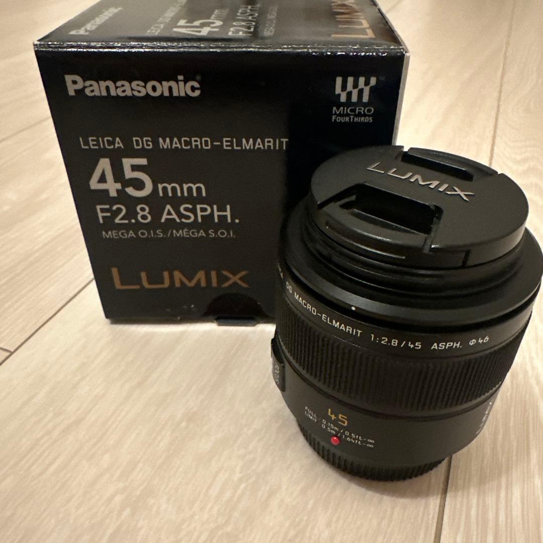 【美品】LUMIX マクロレンズ 45mm H-ES045