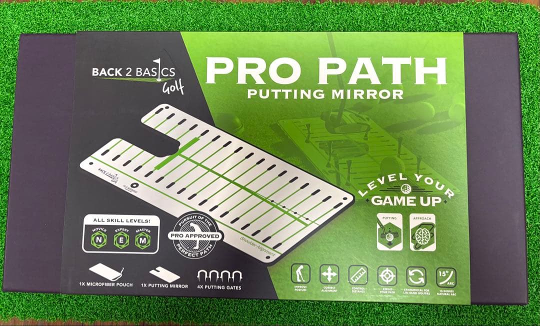 Back2BasicsGolf ゴルフパター パッティングミラー&専用ゲート付