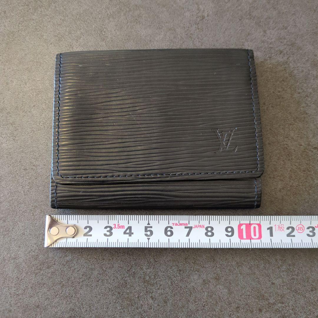 ト*う様 【LOUIS VUITTON】カルトドゥヴィジット エピ ノワール 名