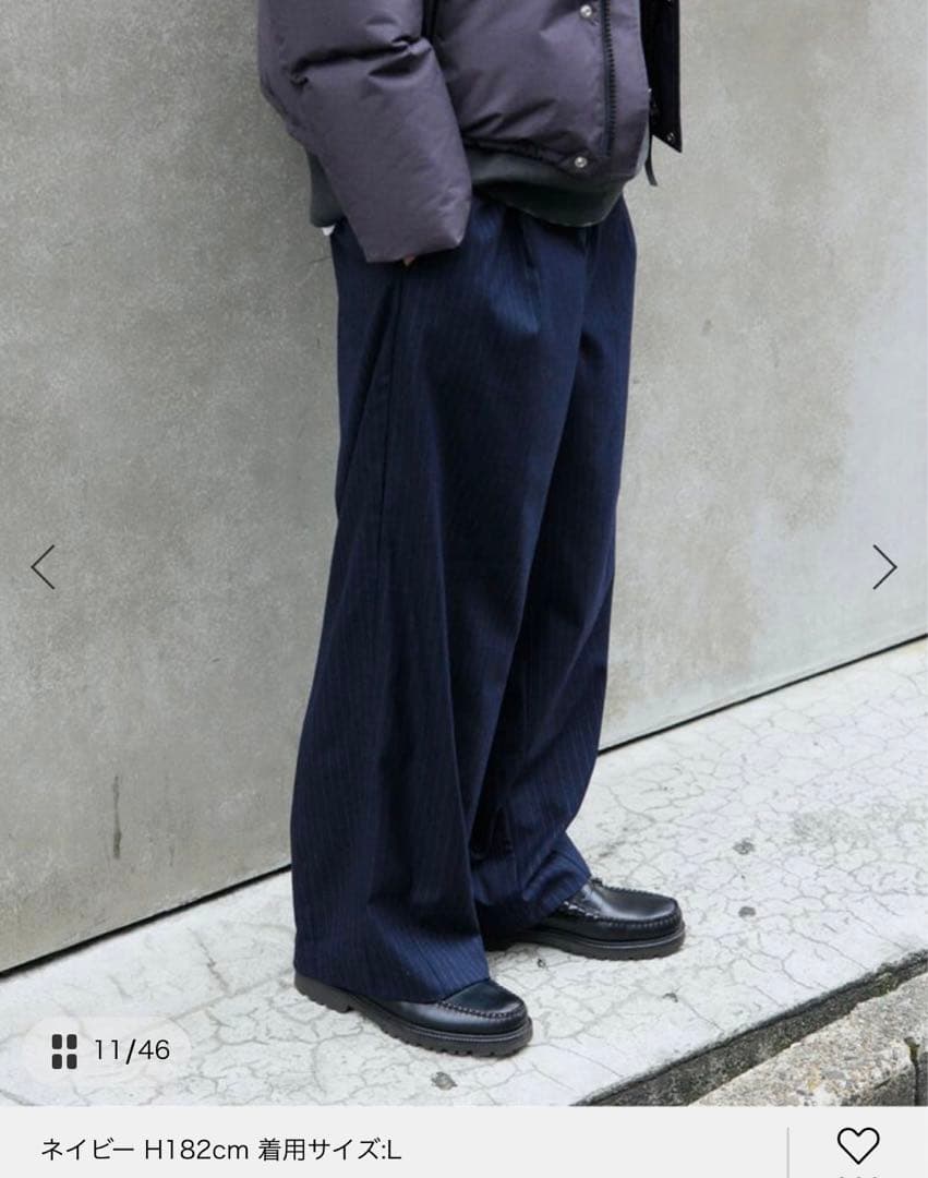 JOURNAL STANDARD TRモダンツイル ワイド スラックス