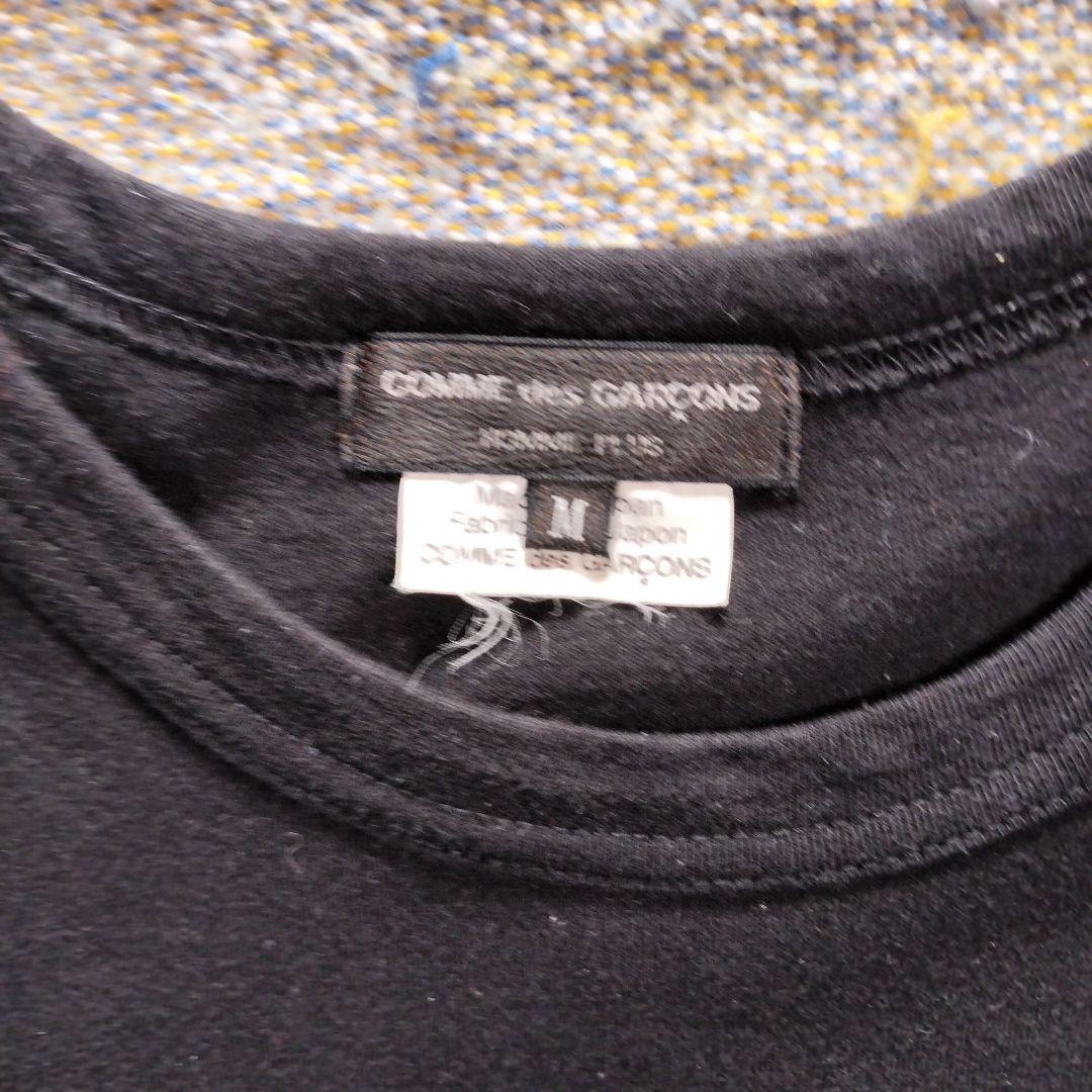 コムデギャルソン　オムプリュス　ロング丈　Tシャツ　ブラック