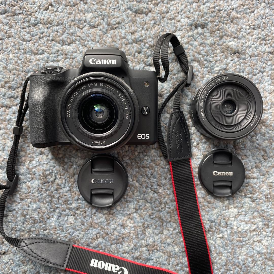 Canon EOS Kiss M（M50）ミラーレス一眼 カメラセット
