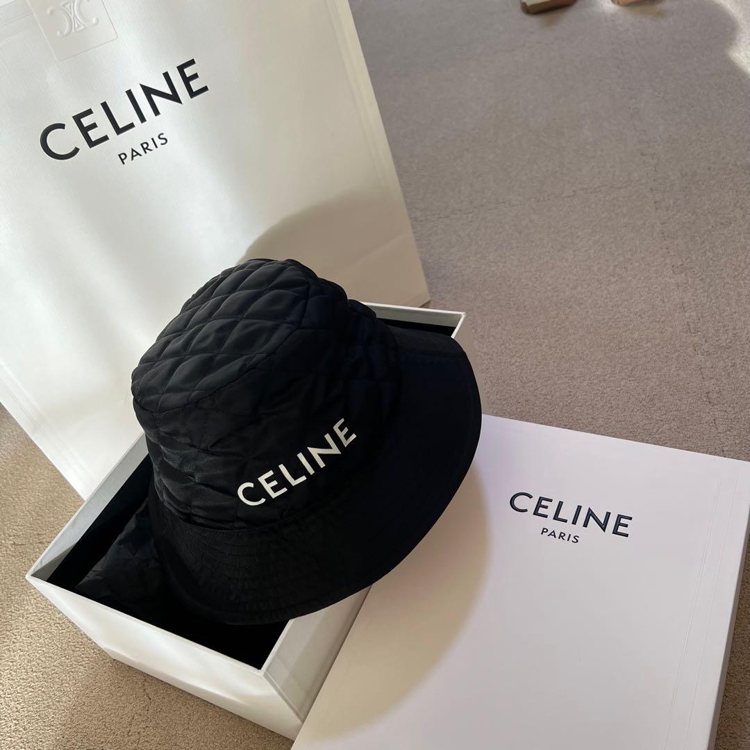 ら*リ様 セリーヌ　キルティング　バケットハット