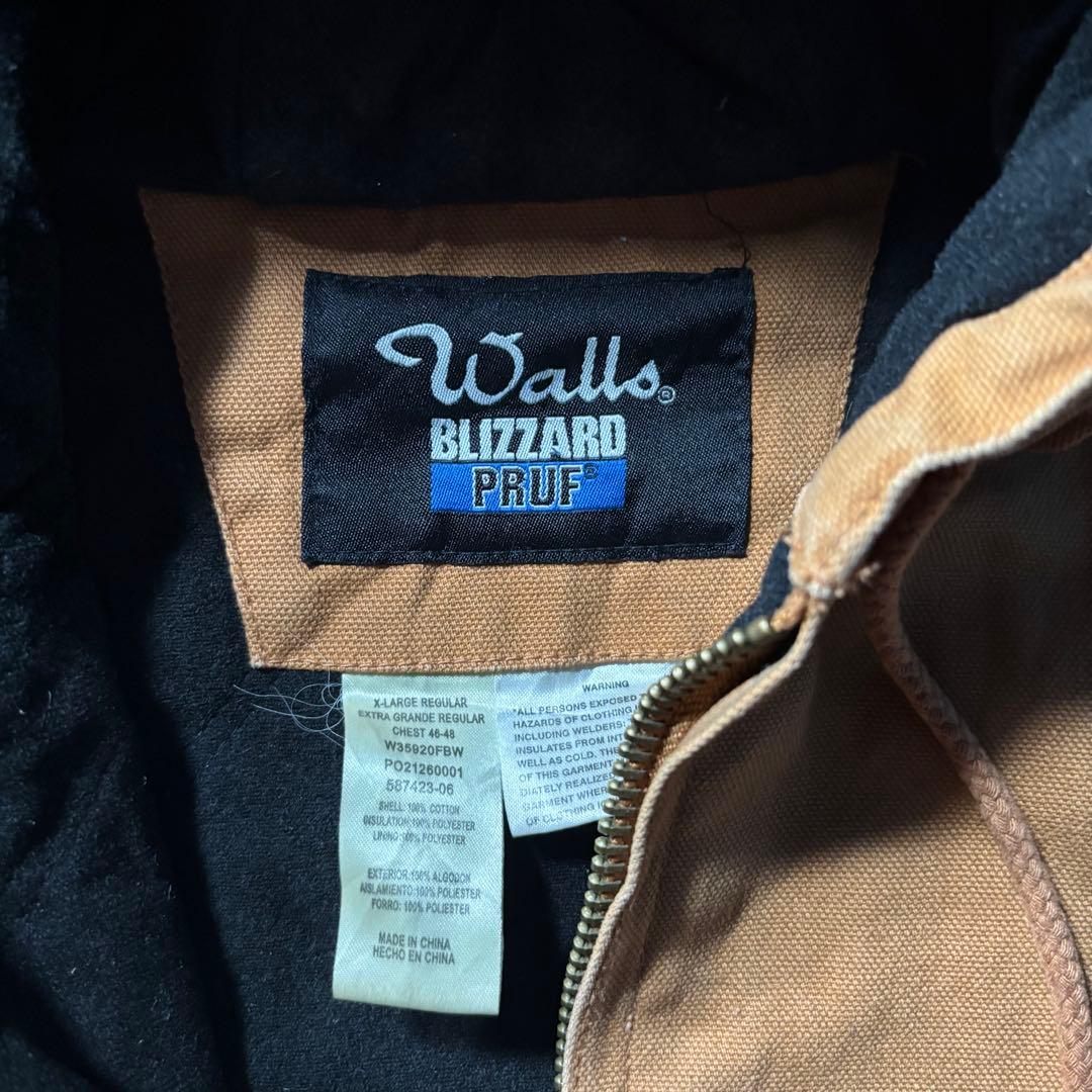 WALLS フェード ダック アクティブジャケット ダメージ XL フード