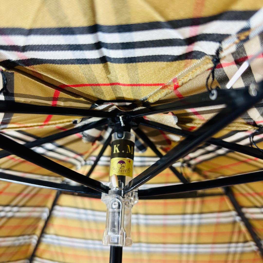 【極美品】BURBERRY バーバリー　折り畳み傘　ノバチェック　カバー付