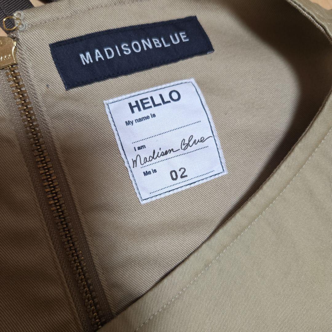 マディソンブルーBOAT NECK COMBINAISON CHINO