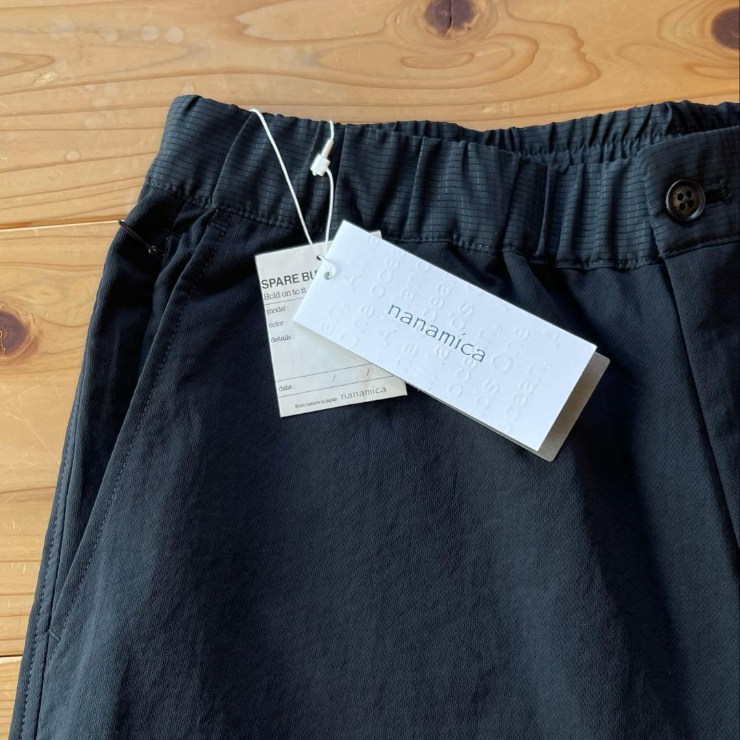 新品 M相当 ナナミカ アルファドライイージーショートパンツ 黒