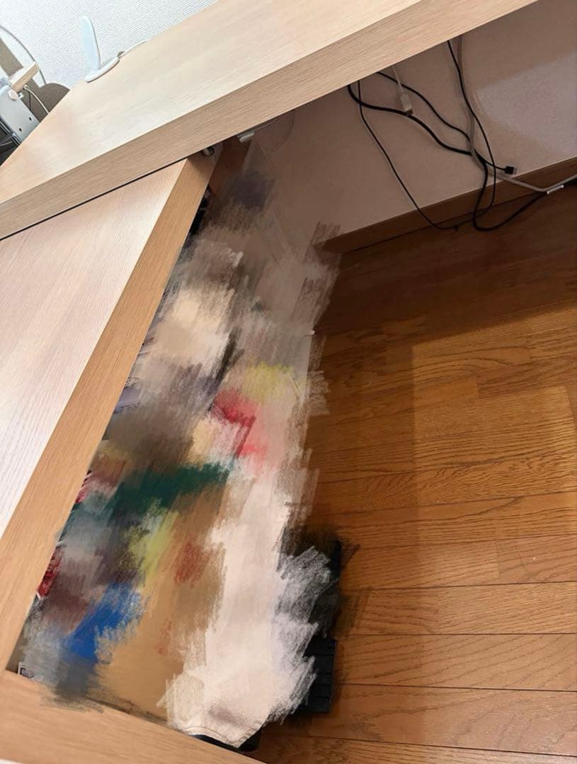 まり 廃盤色 IKEA MALM マルム デスク 引き出し式パネル付