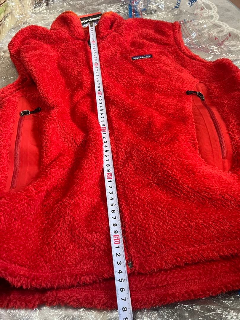 最終値下げ　patagonia メンズ L フリースベスト 赤