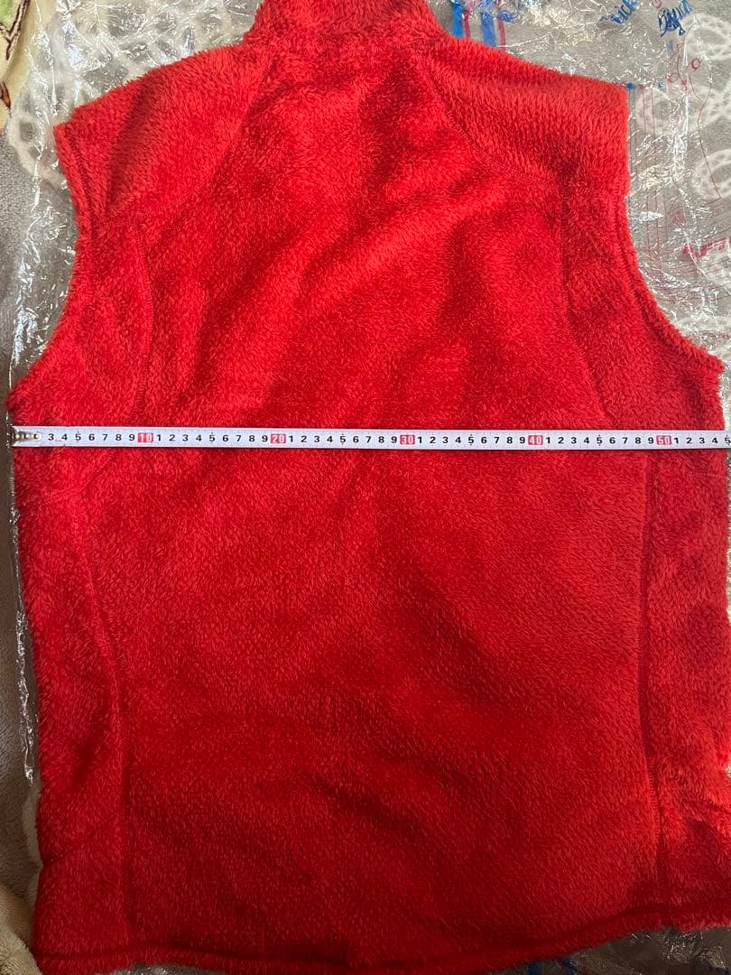 最終値下げ　patagonia メンズ L フリースベスト 赤