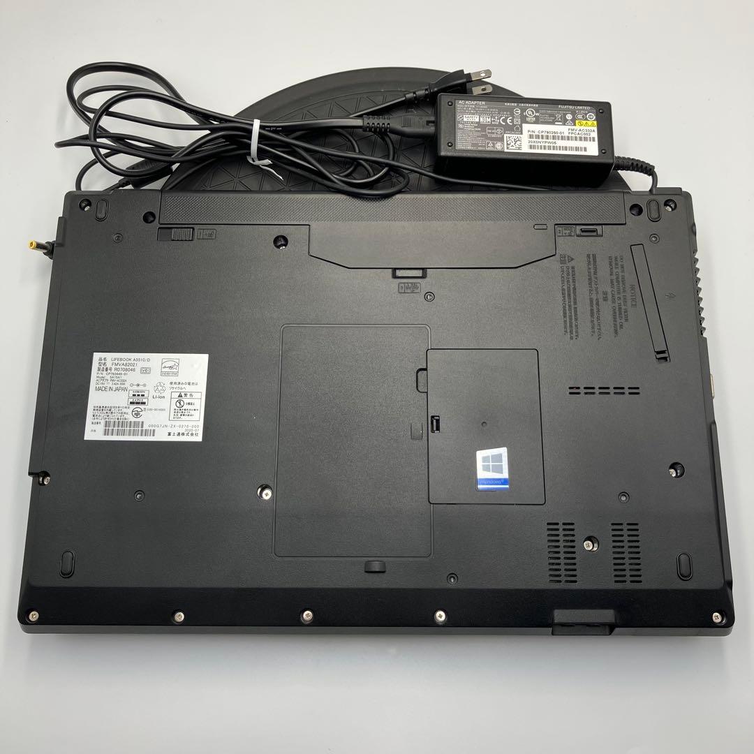 089 富士通 A5510/D i5 10世代 Win11 Office2024