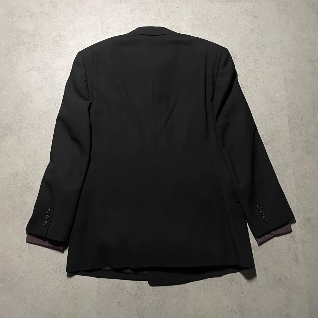 特注【vintage】セットアップ ダブルスーツ カジュアル　ブラック　黒