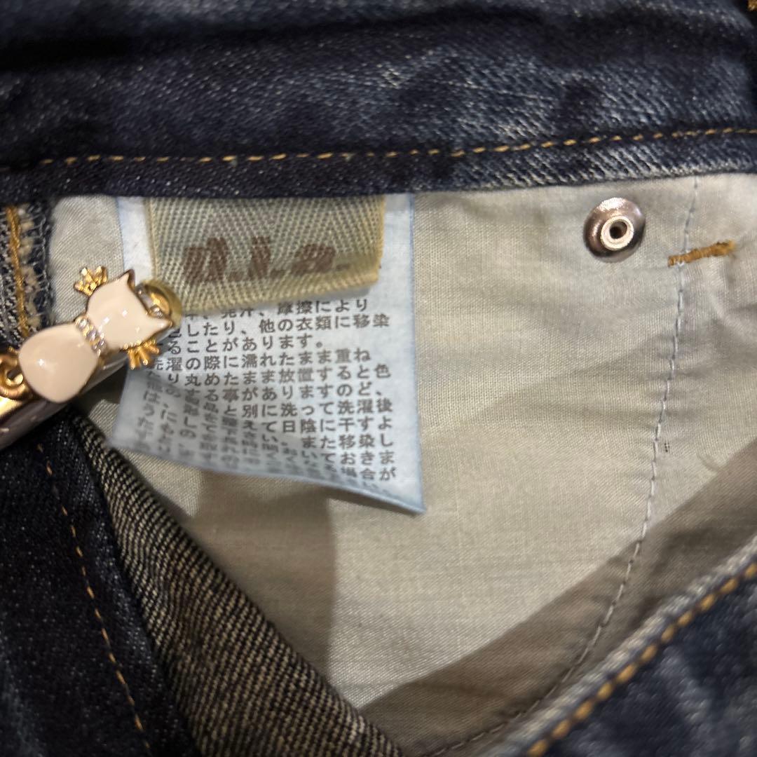 d.i.a.y2k平成ギャル　スタッズラメダメージデニムショートパンツサイズ25