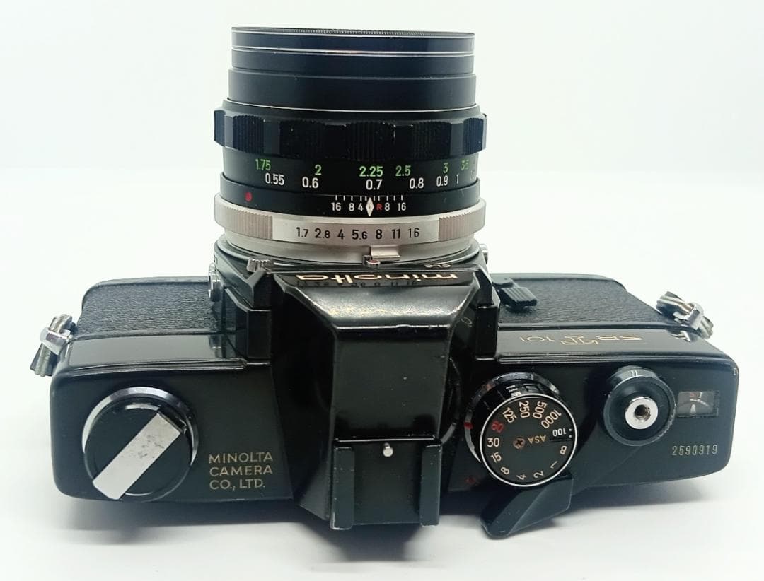 Minolta SR-T 101 一眼レフカメラ 55mm f1.7 レンズ付き