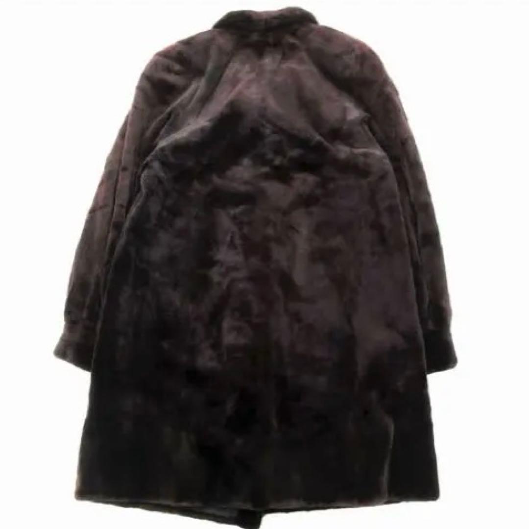 BALENCIAGA バレンシアガ シェアードミンク 毛皮 リアルファー コート