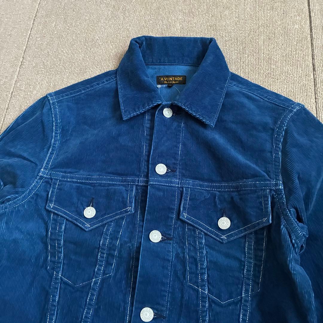 アボンタージ コーデュロイ ジャケット インディゴ S サードタイプ 日本製