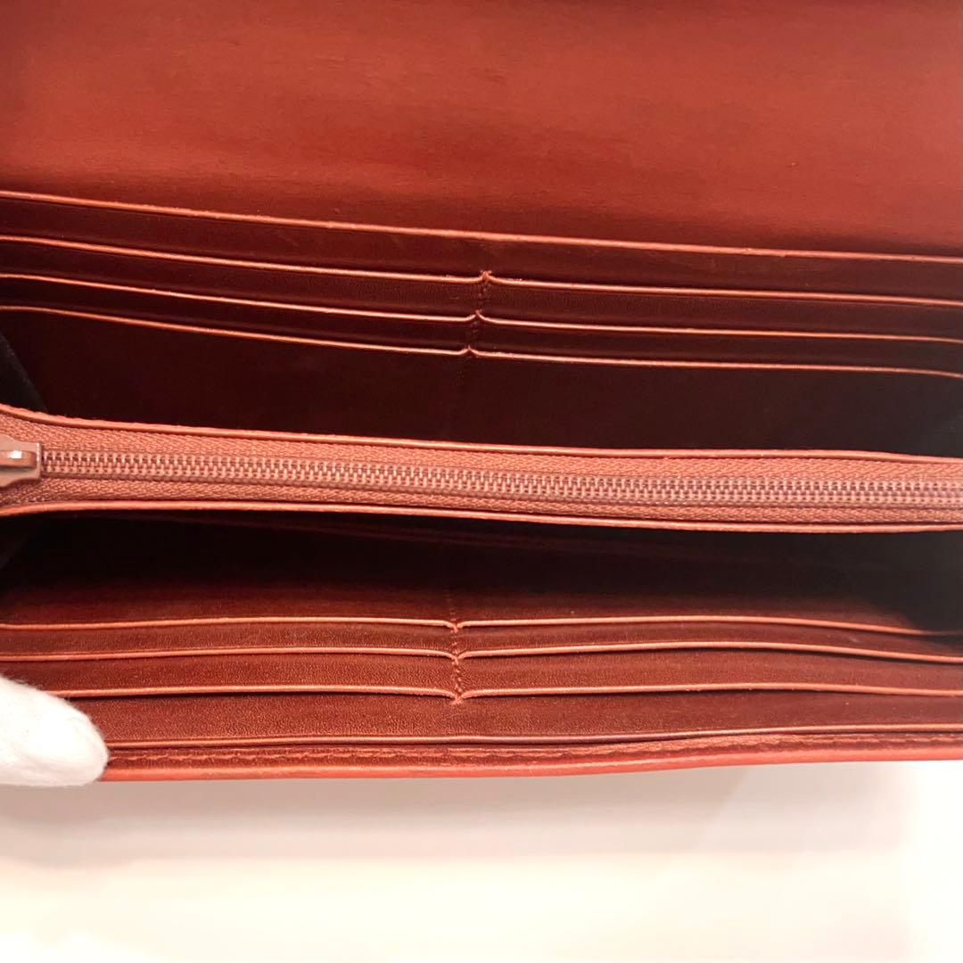 グッチ 長財布 GGキャンバス ロゴ金具 ゴールド金具 大容量 シャイニーレッド