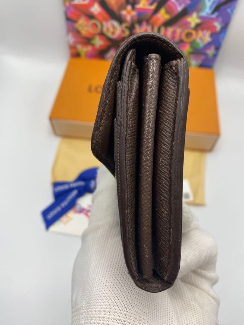 ルイヴィトン 長財布 ダミエ ポルトフォイユサラ ローズバレリーヌ