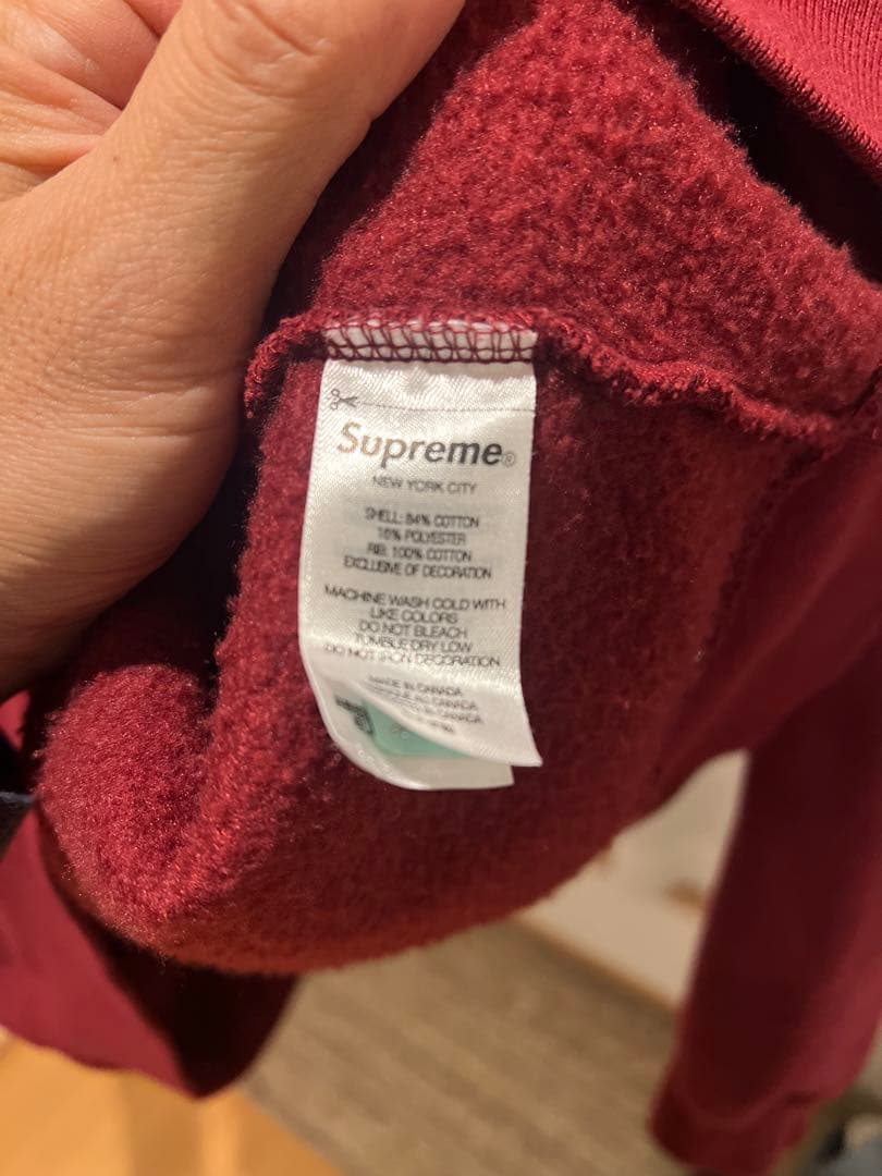 ド*ん様 Supreme Box Logo Crewneck Cardinal