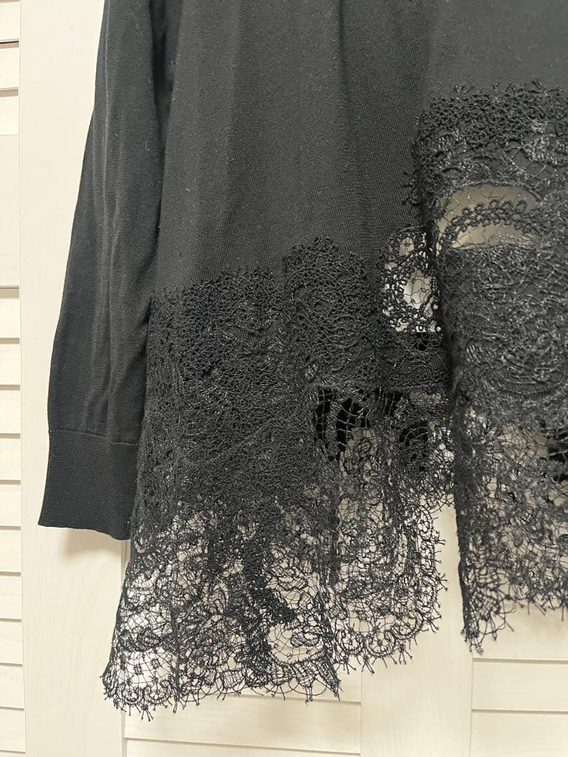 【オリビア:未使用品】エルマノシェルヴィーノ黒トップス38