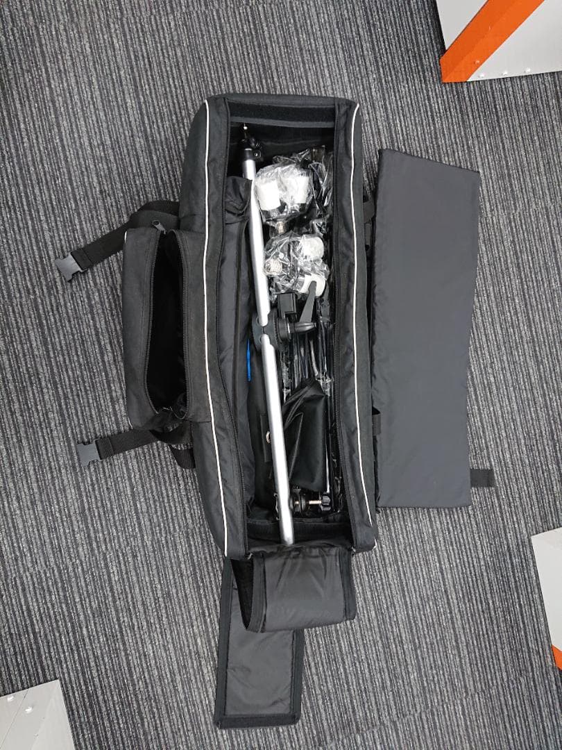 LIGHT CRAFICA スタジオ照明機材セット　キャリングバック付