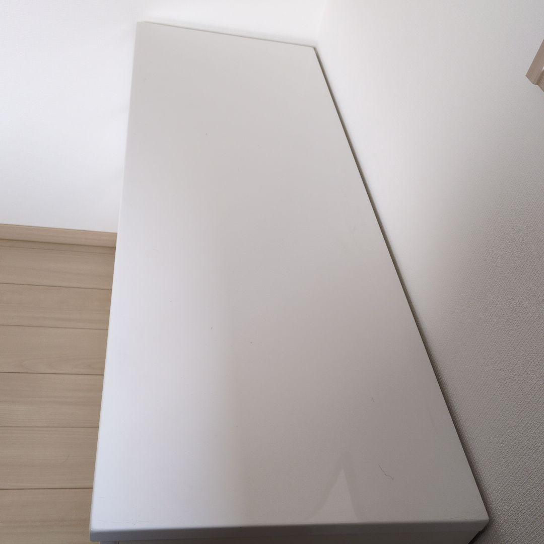 チェスト　収納　家具　キャビネット　白　鏡面