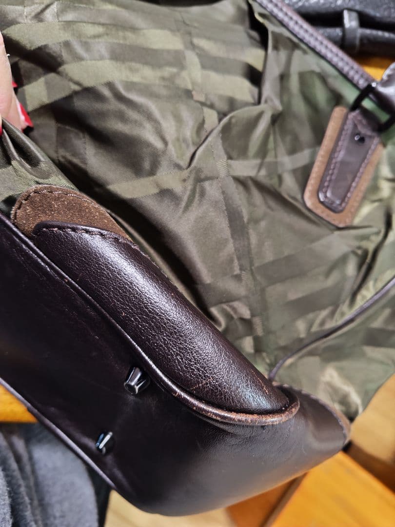 BURBERRY 大容量ナイロンボストン　美品