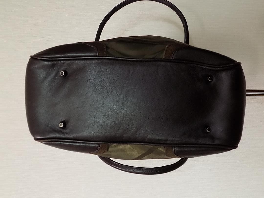 BURBERRY 大容量ナイロンボストン　美品