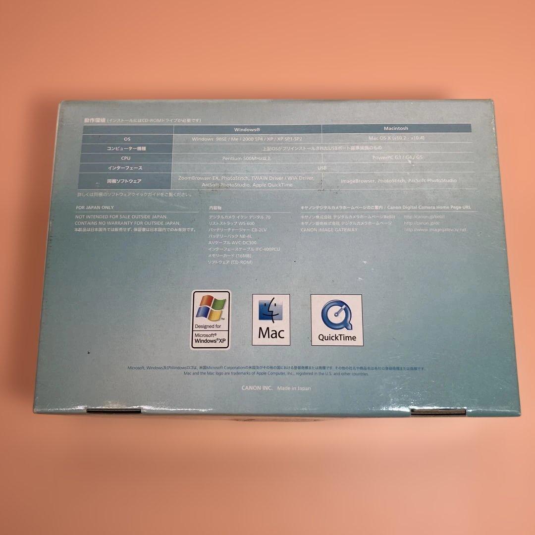 【美品】【即購入OK】Canon IXY DIGITAL 70 PC1193