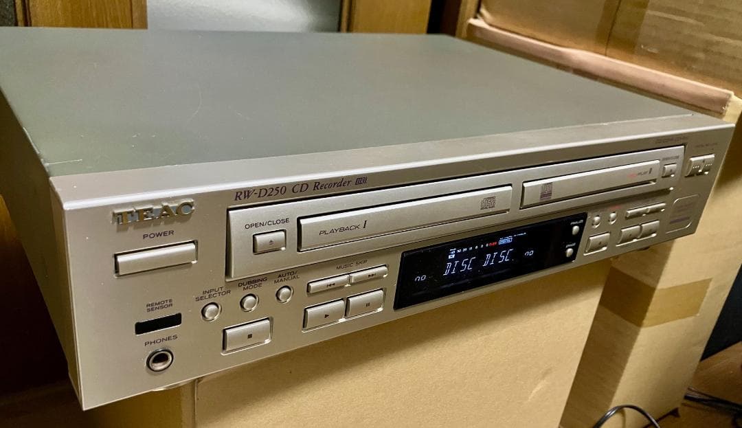 リキ　CDレコーダー　TEAC　RW-D250
