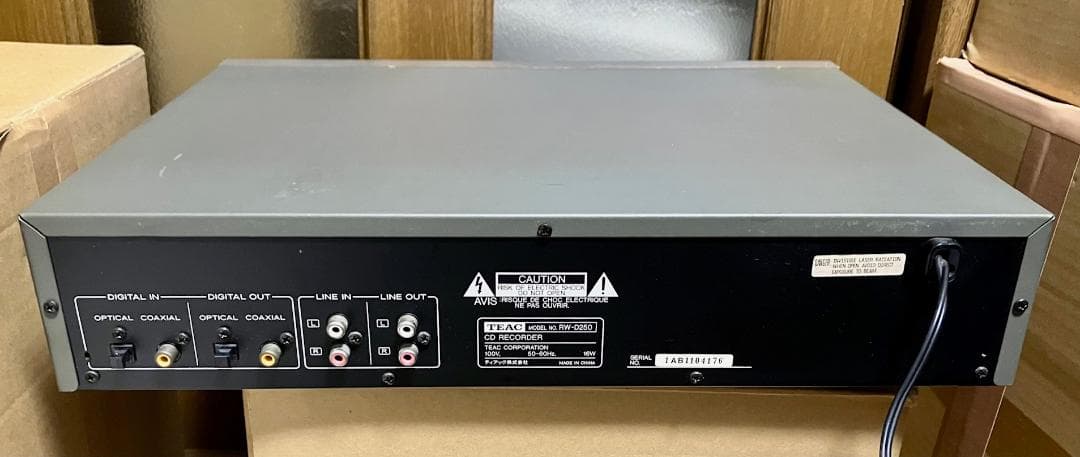 リキ　CDレコーダー　TEAC　RW-D250
