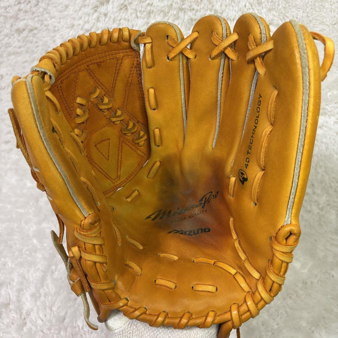 ミズノプロ 軟式グローブ 一般　グラブ 投手用 美品 大人用　MIZUNOPRO