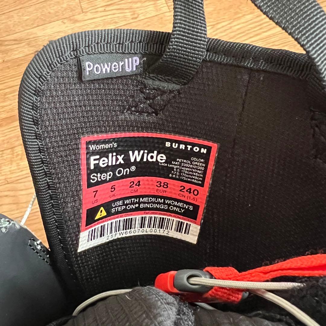Burton Felix Wide Step On ブーツ 24cm