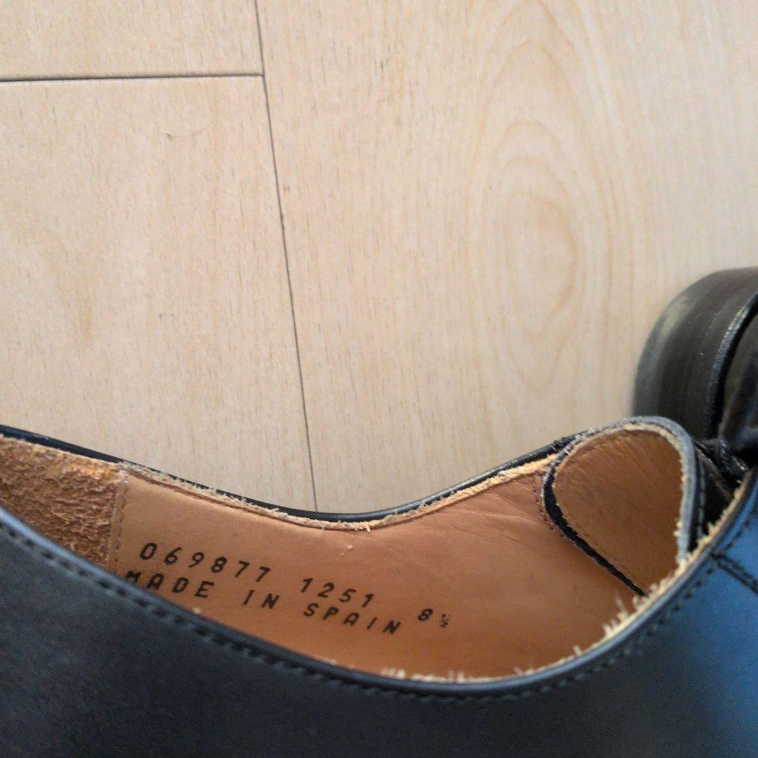 Berwick 1707 ブラック ストレートチップシューズ　サイズ8.5