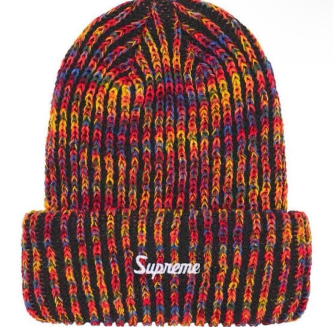 帽子 supreme rainbow beanie