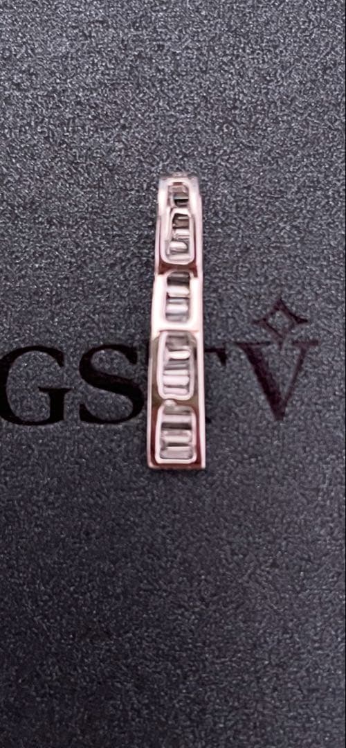 GSTV ペンダントトップ　K18 WG ダイヤモンド