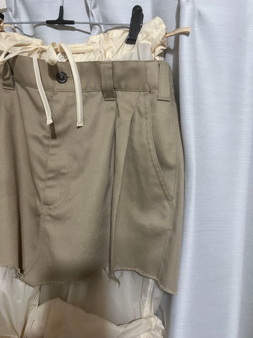 【着画あり】24AW maison margiela レイヤード　ショートパンツ