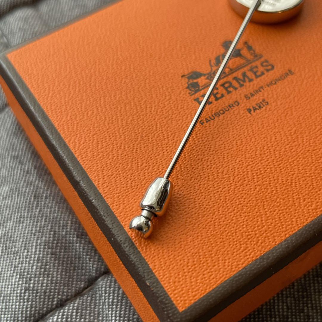 HERMES エルメス クラシック ラペルピン ピンブローチ タイピン