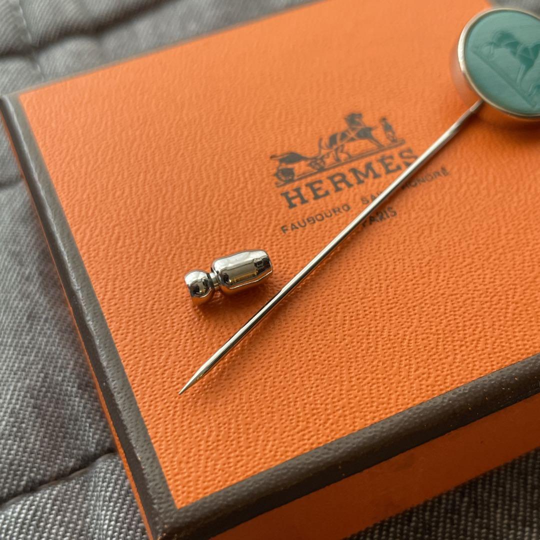 HERMES エルメス クラシック ラペルピン ピンブローチ タイピン