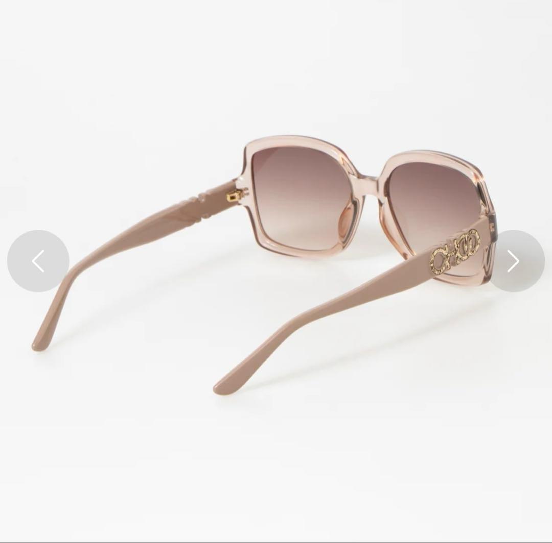 JIMMY CHOO ピンク スクエア サングラス