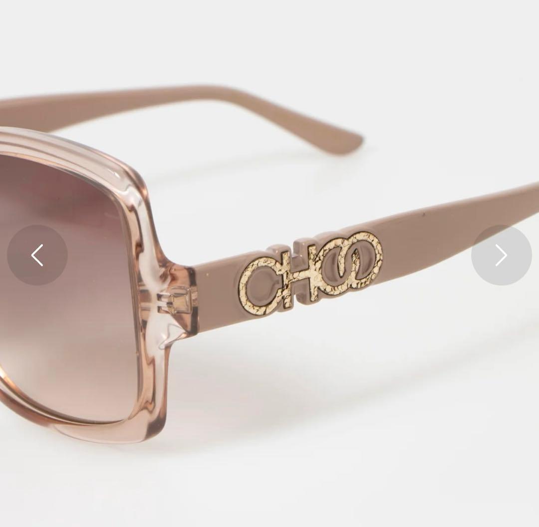 JIMMY CHOO ピンク スクエア サングラス